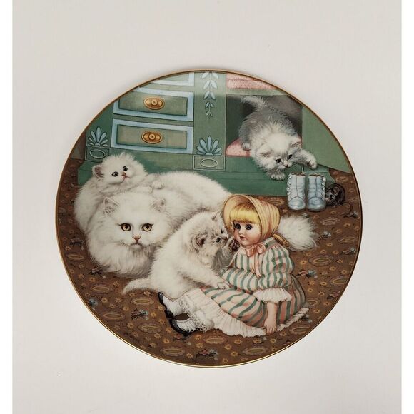 12 IRENE SPENCER 1989/Hamilton CAT Collection Country Plates - Picture 14 of 16